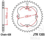 JT Sprockets JTR1355.50 50T stalen achtertandwiel