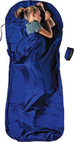 Cocoon KidSack TravelSheet Silk blauw