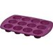 Coox Moule à muffins en silicone, pour 12 muffins. (Lila)
