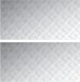 vidaXL Trapmatten 2 st 100 x 50 cm zilver aluminium rechthoekig