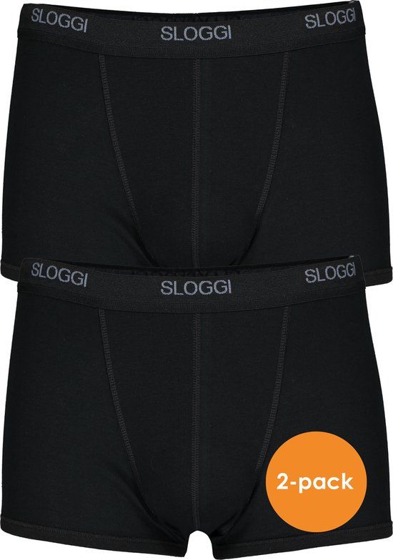 sloggi men Basic Boxershort - 2-pack - Zwart - Maat L
