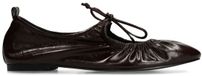 Sacha - Dames - Bruine ballerina's met veters - Maat 41