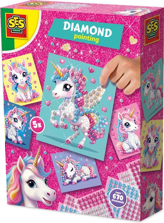 SES Creative Unicorn Diamond Painting Knutselen Meisjes