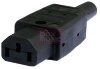 Audio WireZ euro stekker female recht - C13 Apparaatstekker