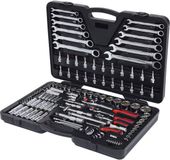 KS Tools 1/4"+3/8"+1/2" CHROMEplus dopsleutelset 124-delig - 918.0724