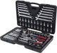 KS Tools 1/4"+3/8"+1/2" CHROMEplus dopsleutelset 124-delig - 918.0724