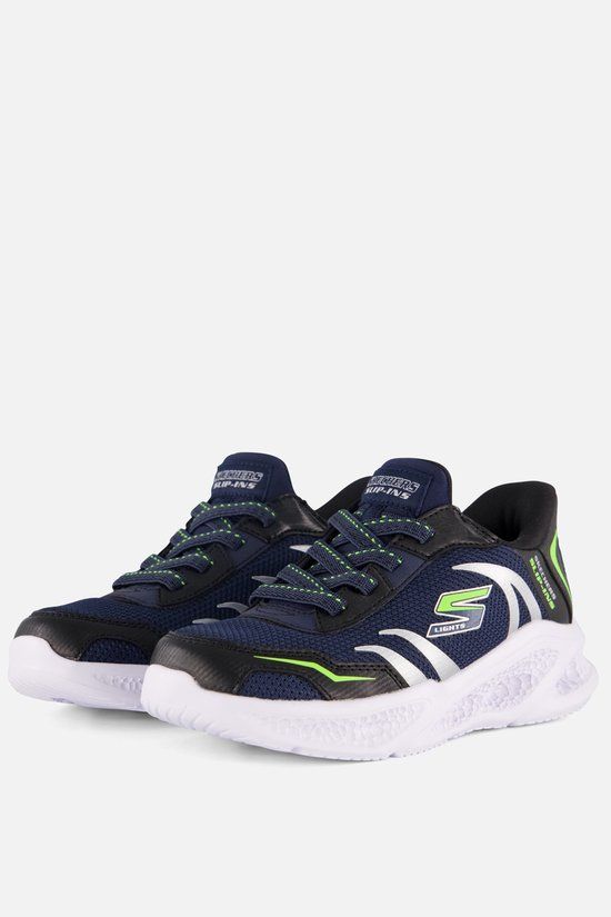Skechers SKECHERS METEOR-LGIHT-BRISK-B Jongens Sneakers - Navy