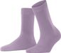 FALKE ClimaWool eenkleurig wol lyocell sokken dames paars - maat 37-38