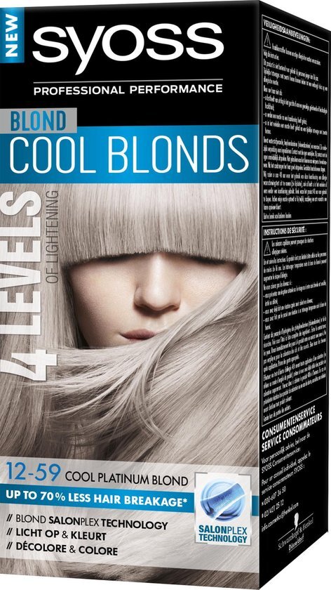 Syoss Color Blonde 12-59 Koel Blond 50 ml Haarverf - 1 stuk