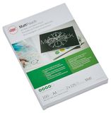 GBC lamineerhoezen, mat, A4, 2 x 125 micron. 2x125 Micron wit