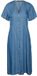 Vero Moda Liliana Robe à manches courtes Bleu M Femme
