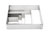Lacor 68441 Vierkante Bakvorm 14x14x4 cm RVS 50 Stuks