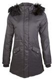 HKM Parka-Piemont-9300 voor volwassenen, donkergrijs, XL