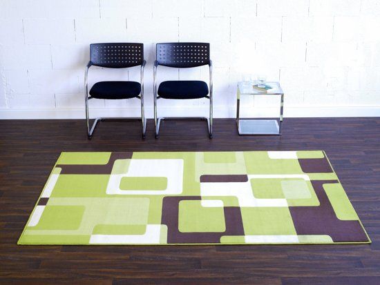 Hanse Home Vloerkleed retro 160x230cm groen bruin creme