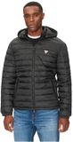 Guess Triangle G Zwart Polyester Jas voor Mannen