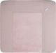 Baby's Only Gebreide baby aankleedkussenhoes - Waskussenhoes - Overtrek verzorgingskussen Sky - Oud Roze - 75x85 cm