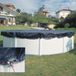 Gre Winterkleed rond 360 cm zwart