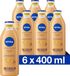 NIVEA Lait pour le corps Raffermissant + Bronzant Q10 - 6 x 400 ml