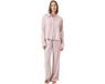 Mey Damespyjama Serie Fine Dreams Lange Mouw Effen Roze Viscose XXL