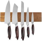 Latios Set de couteaux de cuisine - 6 pièces - Acier inoxydable - Porte-couteaux magnétique