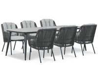 Santika Furniture Santika Nanda/Vienna 240 cm dining tuinset 7-delig