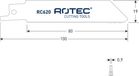 Rotec Combipower BV Reciprozagen RC620 / 522BF (VPE 5 stuks) - 5250620