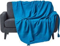 Homescapes Rajput sprei, banksprei petroleum, 150 x 200 cm