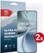 Rosso Screen Protector Geschikt voor Realme 14 Pro Plus | Ultra Clear Duo Pack | TPU Folie | Case Friendly Beschermfolie | 2 Stuks