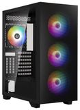 BitFenix Flow FRGB boîtier / ATX / 4x 120mm FRGB ventilateurs / 2x USB 3.0 / verre trempé / noir