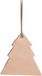 TAK Design Vinter Hanger Kerstboom - Leer - 5 x 5 cm