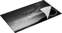Chefcare Inductie Beschermer Vuurtoren Texel in de Nacht - Zwart Wit - 95x55 cm