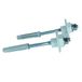 Somatherm 5833-10 houder voor wastafel, volledige wand, 2 stuks 10 x 120, grijs