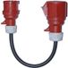 Gossen Metrawatt Adaptateur de mesure accouplement CEE 32 A 5 pôles - fiche CEE 16 A 5 pôles