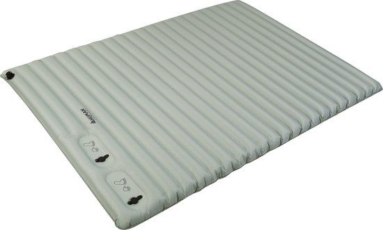 Human Comfort Airbed Durtal Double - Grijs - 2 Persoons - 194x140x10cm - Met Ingebouwde Pomp