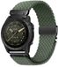 By Qubix Qubix - Braided Nylon Watch Strap with Parachute Clasp - 22mm Quickfit - Green - Compatible with Garmin Forerunner 745 / 935 / 945 / 955 / 965
