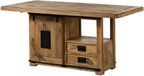 MASSIVMOEBEL24.DE RAILWAY #116 table à manger bois de manguier massif laqué transparent 180x90x76 cm