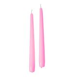 Puntige kaarsen, Dusty Pink, diameter 2,2 cm, hoogte 30 cm, 12 stuks