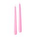 Puntige kaarsen, Dusty Pink, diameter 2,2 cm, hoogte 30 cm, 12 stuks