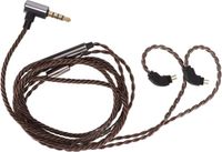 Shenzhen Haorui Industrial Technology Co., Ltd. Câble de remplacement pour casque - 2 broches 0,78 mm - Avec microphone 3,5 mm prise
