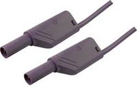 SKS Hirschmann MLS WS 200/2,5 Veiligheidsmeetsnoer Banaanstekker 4 mm Banaanstekker 4 mm 2.00 m Violet 1 stuk(s)