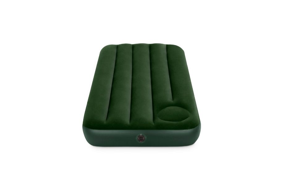 Intex Luchtbed Groen met Ingebouwde Pomp - Rechthoekig - Volwassenen