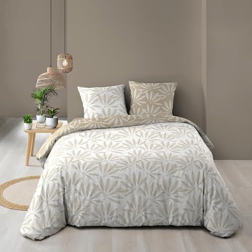 Douceur d'intérieur Malia Bedding Set - 240x220cm - Reversible - 100% Cotton