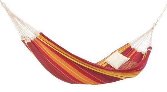 Amazonas Hangmat AZ-1025200 - Rood - Katoen - 450 x 200 cm - 3 personen