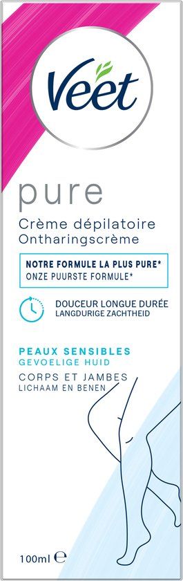 Veet Minima Ontharingscrème - Gevoelige Huid - 100 ml