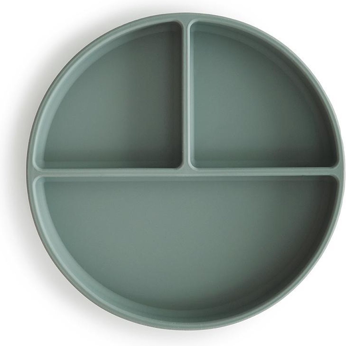 Mushie Siliconen zuigplaat | BPA-vrij antislip ontwerp (Cambridge Blue)