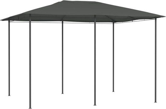 vidaXL Prieel 3x4x2,6 m Antraciet 160 g/m²