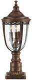 Feiss Mini LED Tuin Pilaar English Bridle | 3X E14 Max 60W | IP44 (Outdoor) | British Bronze