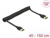 Delock HDMI Coiled Cable 4K 60 Hz