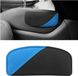 Shenzhen Haorui Industrial Technology Co., Ltd. Suède genouillère pour siège de voiture - coussin de genou - accoudoir de porte de voiture - revêtement de bras pour console centrale - coussin de coude de porte de voiture - voiture - bleu