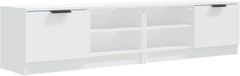 vidaXL Meuble TV set van 2 - Blanc - 80x35x36,5 cm